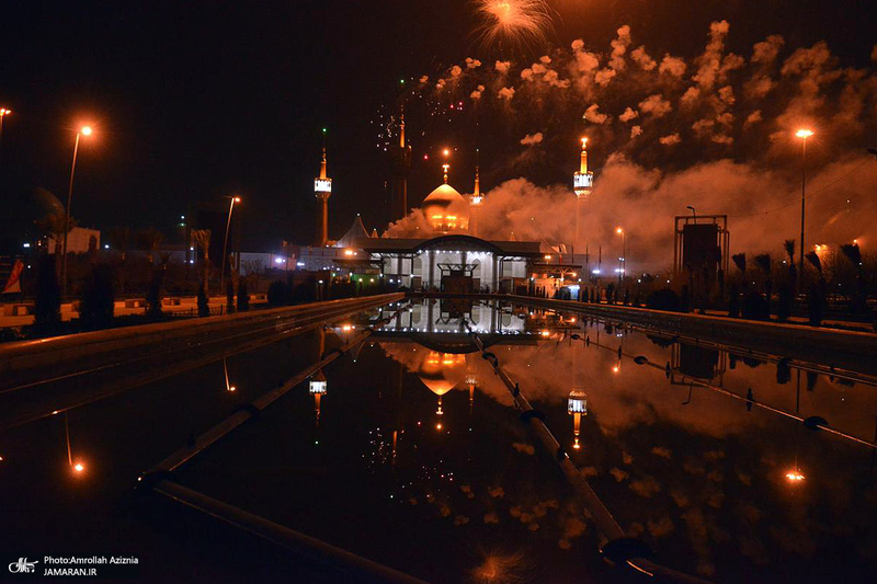 مراسم نورافشانی حرم امام خمینی (س) به مناسبت چهل و پنجمین سالگرد پیروزی انقلاب