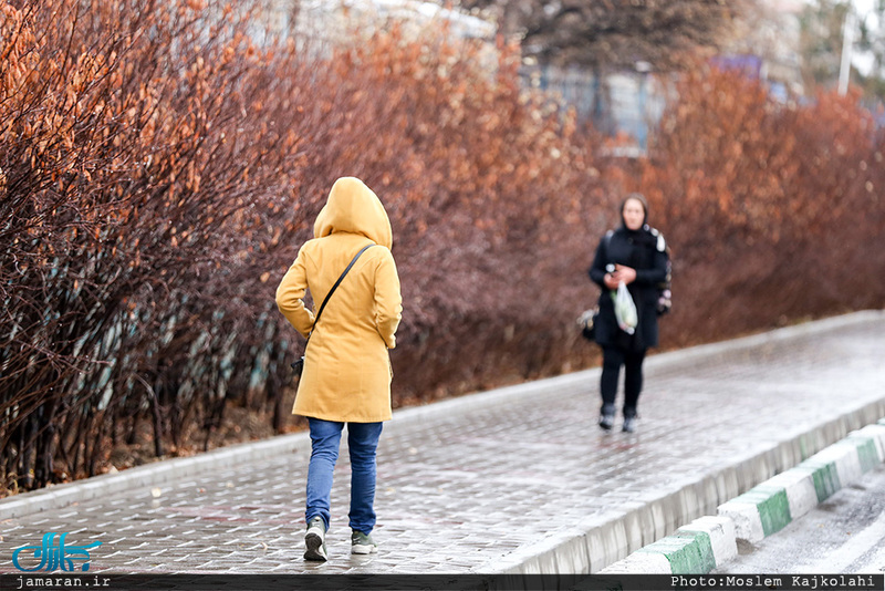 تصاویر زیبایی از برف امروز تهران 