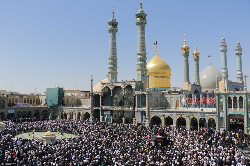مراسم تشییع آیت الله العظمی شبیری زنجانی-۲