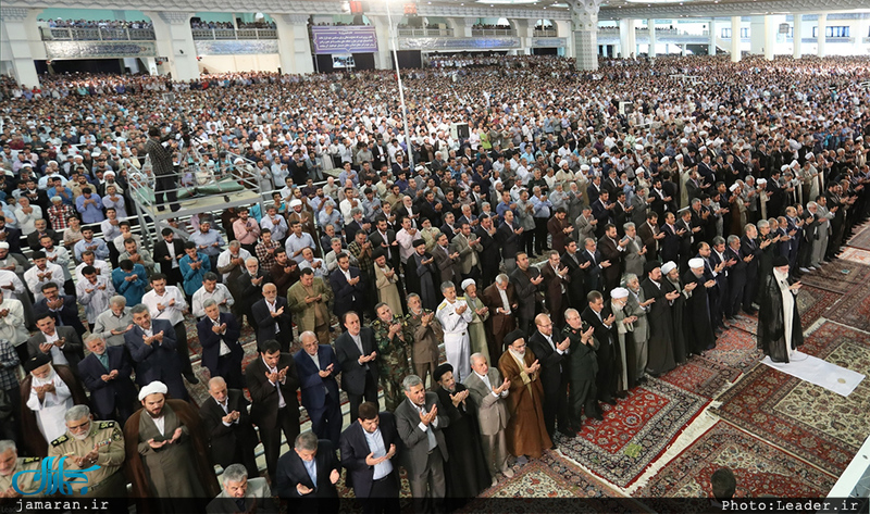 اقامه نماز عید سعید فطر به امامت رهبر انقلاب اسلامی