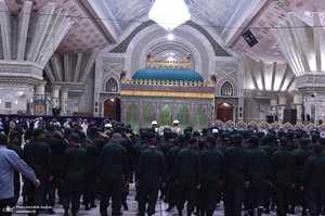 تجدید میثاق فرماندهان و پرسنل تیپ مکانیزه 20 رمضان نیروی زمینی با آرمان‌های امام راحل (ره)