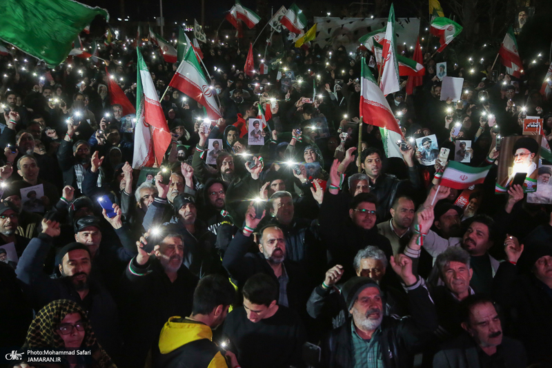 اجتماع حمایت از رزمندگان در مقابله با دشمن آمریکایی - صهیونی در پرند -2