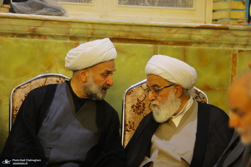 مراسم بزرگداشت همسر مرحوم آیت الله سید حسن طاهری خرم آبادی 