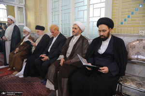 مراسم ختم مادر حجت الاسلام و المسلمین رسول جعفریان