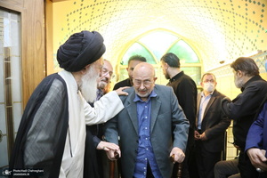 مراسم بزرگداشت نوه آیت الله العظمی بروجردی (ره) در قم‎