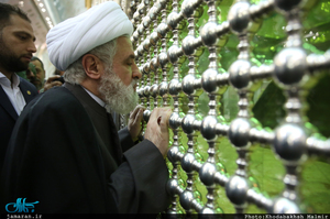 تجدید میثاق میهمانان کنفرانس وحدت اسلامی با آرمان های حضرت امام(س)