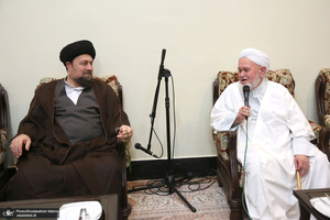 دیدارجمعی از علمای اهل سنت کشور سوریه با سید حسن خمینی