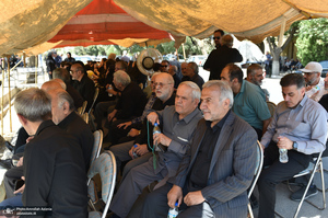 مراسم تشییع و خاکسپاری حاج محسن امین‌زاده