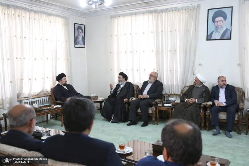 دیدار مسولان سازمان حج و زیارت با سید حسن خمینی