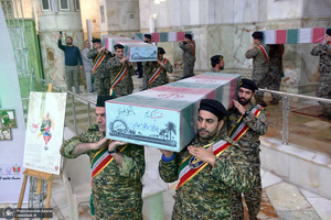 اجتماع بزرگ کارگران به مناسبت سالگرد شهادت حاج قاسم سلیمانی در حرم امام خمینی (س)