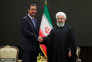 کنفرانس روسای مجالس ایران، افغانستان، پاکستان، ترکیه، چین و روسیه با حضور حسن روحانی