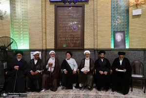 مراسم ختم همسر آیت الله سید علی سیستانی