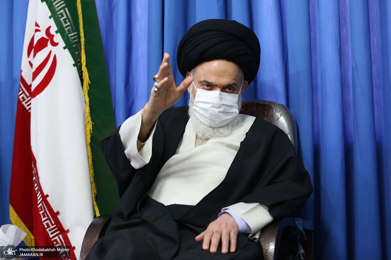 دیدار سرپرست موسسه تنظیم و نشر آثار امام خمینی(ره) با آیت الله حسینی بوشهری