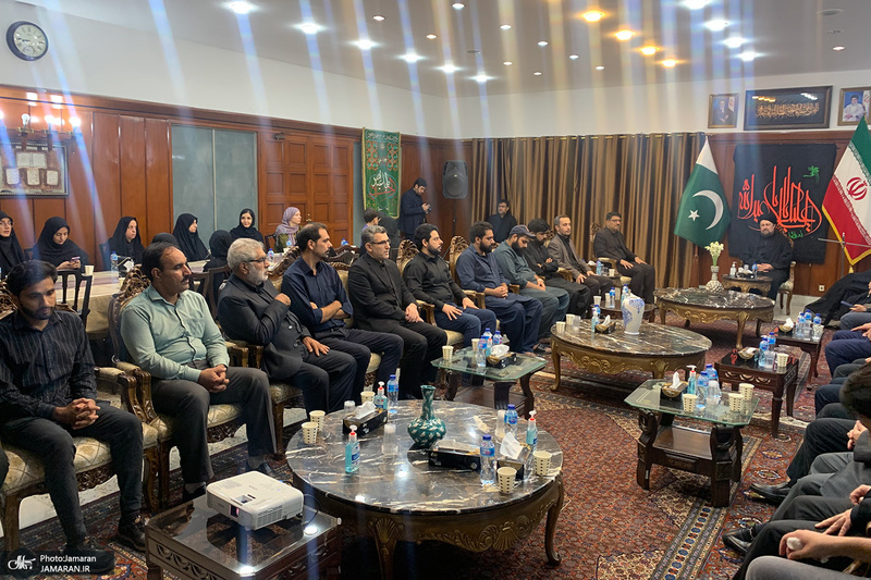 حضور سید حسن خمینی در کنسولگری جمهوری اسلامی ایران در کراچی