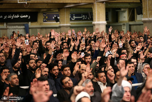 مراسم بزرگداشت شهید حاج قاسم سلیمانی و همرزمانش در حسینیه امام خمینی (ره)