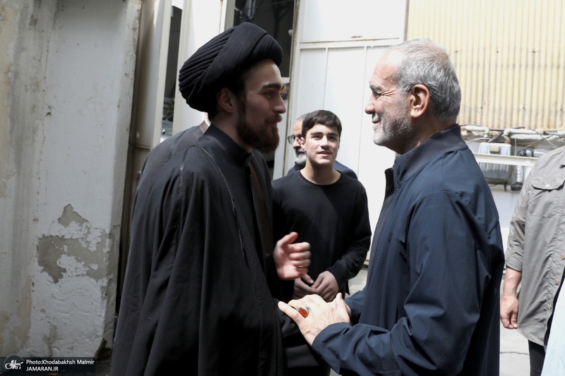 دیدار رئیس جمهوری با آیت الله سید حسن خمینی