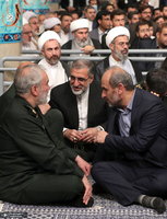 دیدار مسئولان نظام و مهمانان کنفرانس وحدت اسلامی با رهبر معظم انقلاب