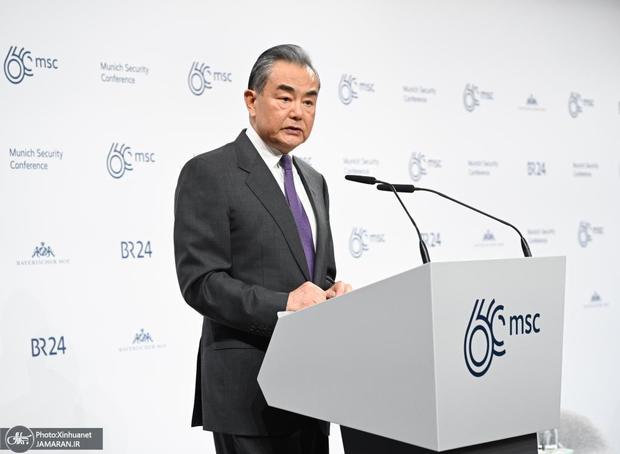 سخنرانی مهم وزیر خارجه چین در کنفرانس امنیتی مونیخ؛ تاکید بر همکاری با ایالات متحده، هشدار به اروپا درباره کاهش رابطه اقتصادی با پکن