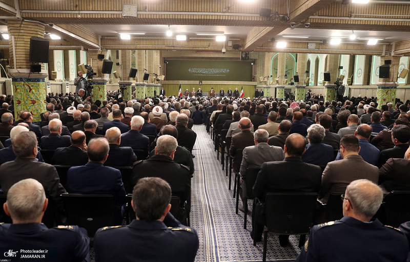 دیدار مسئولان نظام و سفرای کشورهای اسلامی با رهبر معظم انقلاب