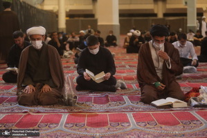 مراسم احیا شب بیست و سوم ماه مباررک رمضان در مصلای قدس قم