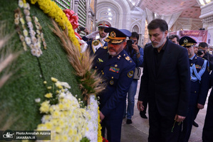 تجدید میثاق فرمانده نیروی هوایی ارتش با آرمان های حضرت امام خمینی(س)