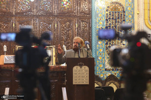 مراسم ادای احترام جامعه کلیمیان به مقام شامخ حضرت امام خمینی (س)