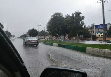 بارش شدید باران و تگرگ ایلام را فراگرفت