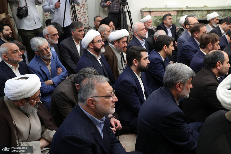 دیدار جمعی از مسئولان ارشد سه قوه با رهبر انقلاب