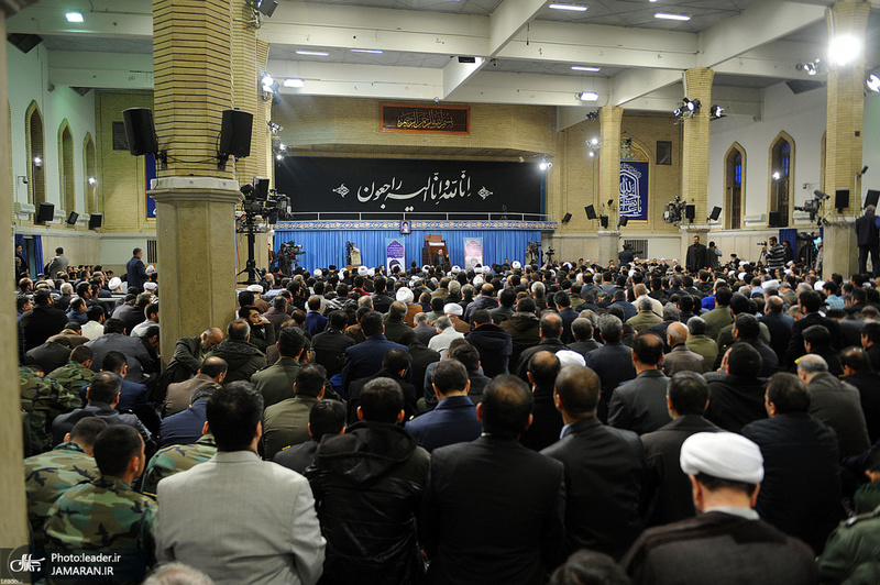 مراسم ترحیم و بزرگداشت آیت‌الله هاشمی شاهرودی(ره) با حضور رهبر معظم انقلاب