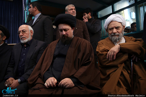 مراسم وداع با پیکر آیت الله هاشمی رفسنجانی(ره) در حسینیه جماران-10