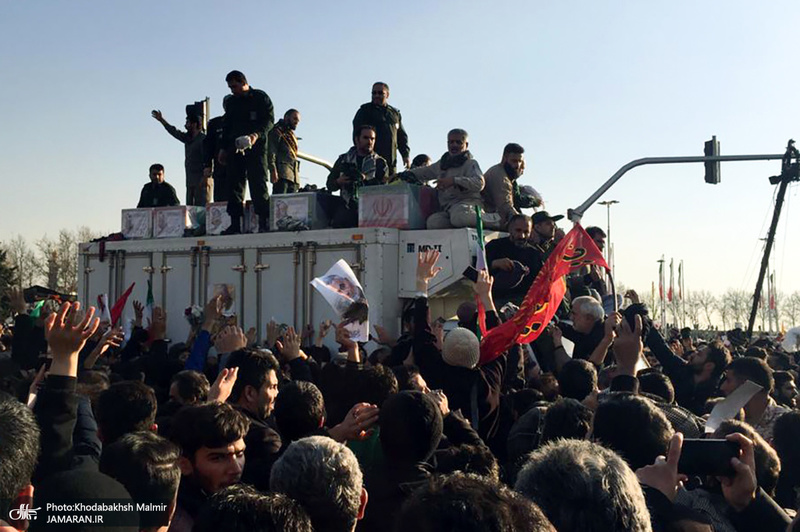 حضور میلیون ها تهرانی در تشییع پیکر مطهر سردار قاسم سلیمانی - 12