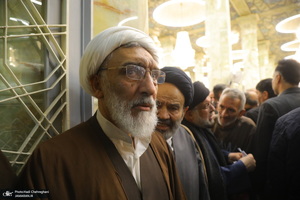 مراسم بزرگداشت شهیدان «علی رازینی» و «محمد مقیسه» در مسجد اعظم قم‎