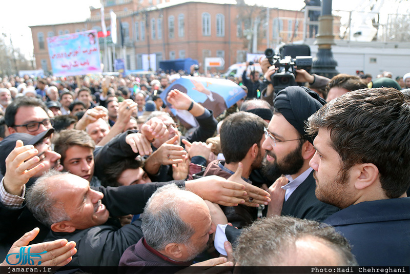 سخنرانی سید حسن خمینی در راهپیمایی 22 بهمن ارومیه‎