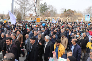 راهپیمایی باشکوه 22 بهمن در خمین