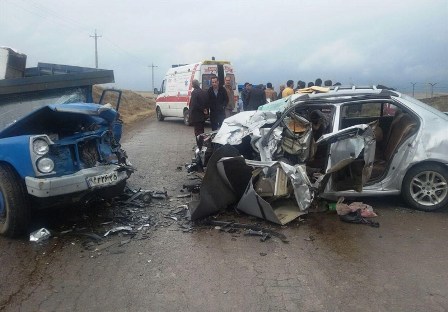 افزایش 26 درصدی تصادفات سال جاری در چهارمحال وبختیاری