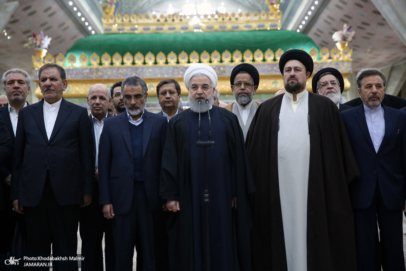 تجدید میثاق رییس جمهور و اعضای هیات دولت با آرمان های امام خمینی(س)