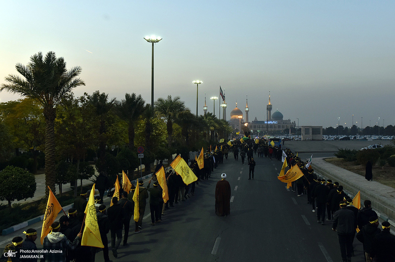 دسته عزاداری هیئت عاشقان ثارالله در حرم مطهر امام خمینی (س)