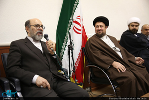 دیدار اعضای هیات رییسه و مدیران استانی دانشگاه آزاد اسلامی با سید حسن خمینی