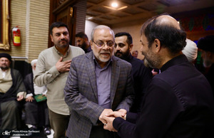 مراسم ختم همسر آيت الله راستی کاشانی