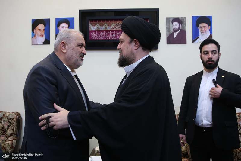 دیدار وزیر و مدیران ارشد وزارت نیرو با سید حسن خمینی