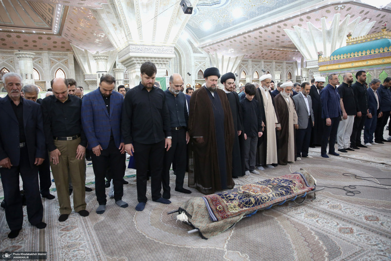نماز و تشییع حاج علی اکبرشفیعی در حرم مطهر امام خمینی (س)