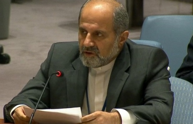 سفیر ایران در سازمان ملل: ایران بر سر امنیت و توانمندی دفاعی خود مصالحه نمی‌کند/ آمریکا شورای امنیت را به گروگان گرفته است