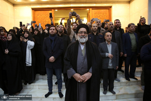 وداع با پیکر مطهر دو شهید مقاومت در حرم مطهر امام خمینی (س)