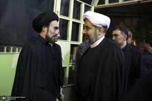مراسم بزرگداشت همسر آیت الله موسوی بجنوردی (ره) در حسینیه شماره یک جماران-1
