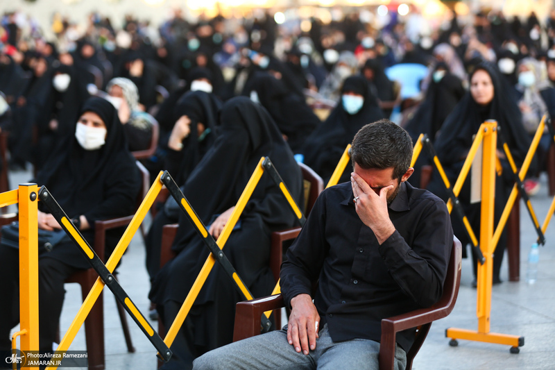 مراسم شهادت امام جعفر صادق (ع) در میدان امام حسین (ع)