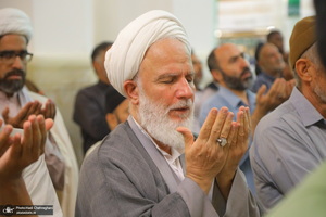 نماز عید سعید قربان در حرم مطهر حضرت معصومه(س)