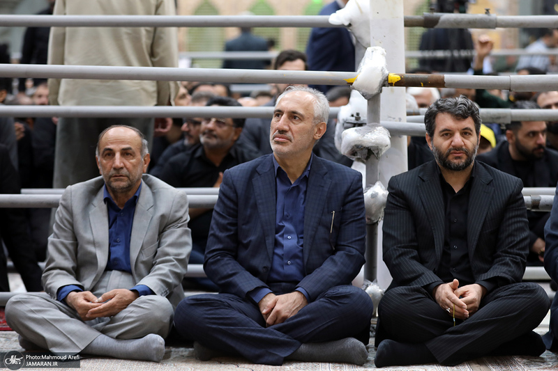 حضور شخصیت‌های سیاسی و مسئولان کشوری و لشکری در مراسم سالگرد ارتحال حضرت امام خمینی (س) -1