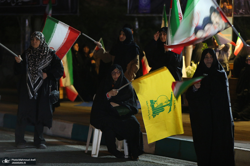 کارزار محاکمه عوامل آمریکایی - صهیونی در حمله به کودکان میناب در مقابل دفتر سازمان ملل