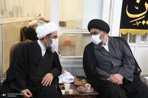 مراسم شهادت امام حسن مجتبی(ع) در بیت آیت الله العظمی فاضل لنکرانی(ره)
