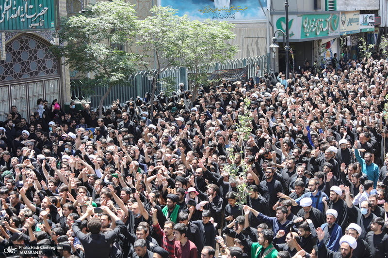 مراسم شهادت امام جعفر صادق(ع) با حضور آیت الله العظمی وحید خراسانی